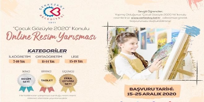 'ÇOCUK GÖZÜYLE 2020' KONULU RESİM YARIŞMAMIZ BAŞLIYOR